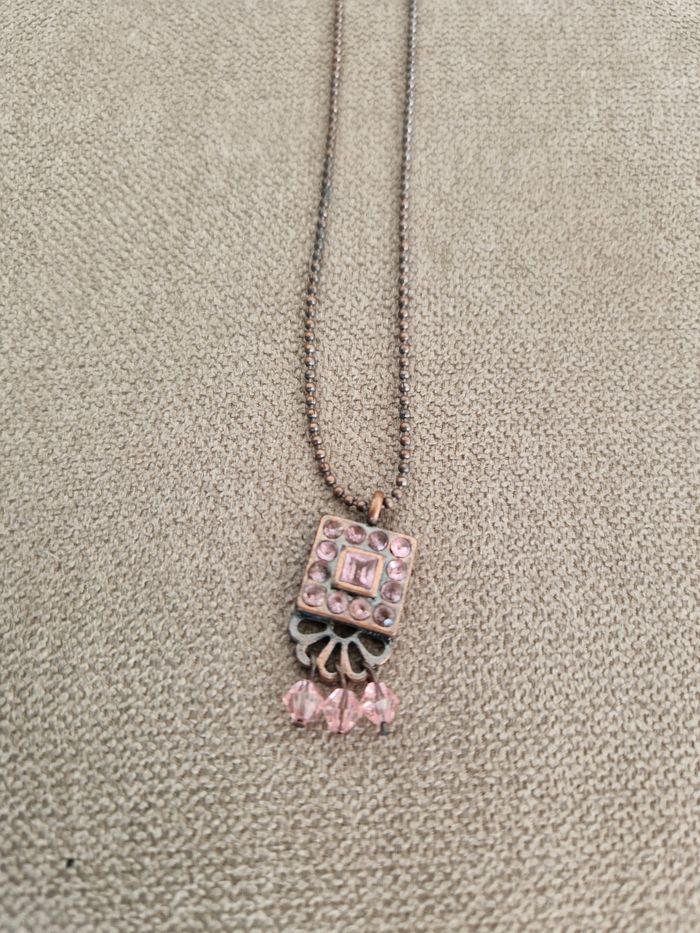 Collier avec motif avec perles roses - photo numéro 8