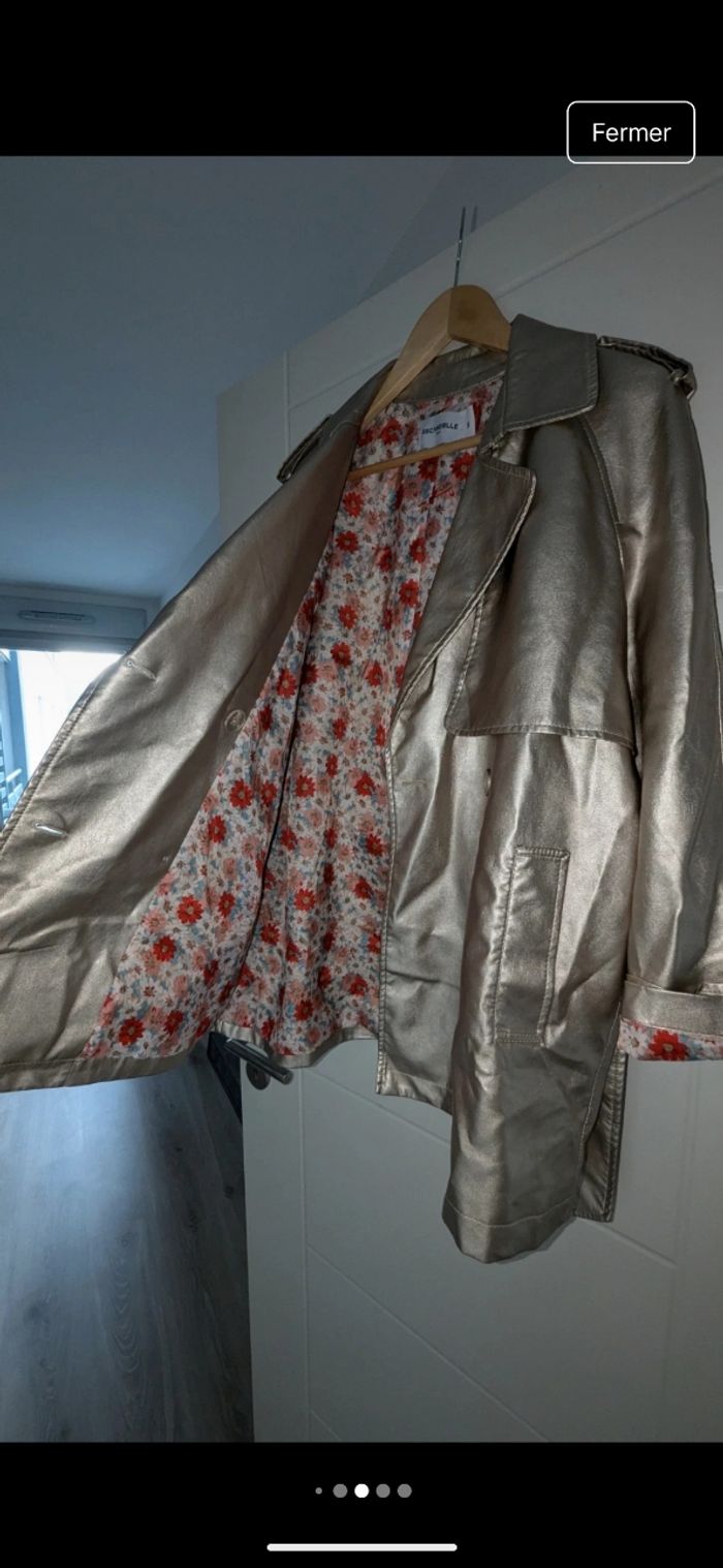 Veste Trench esdoré - photo numéro 4