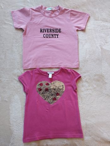 T-shirt mc fille taille 5 ans 