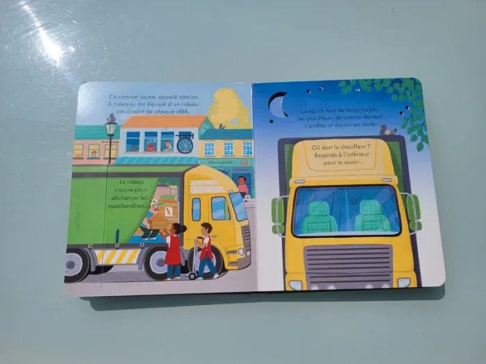 Livre Usborne, collection Coucou! 🚚 Le Camion 🚛 - photo numéro 8