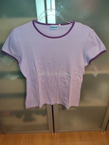 T-shirt manches courtes taille 42 / 44 Blanche Porte