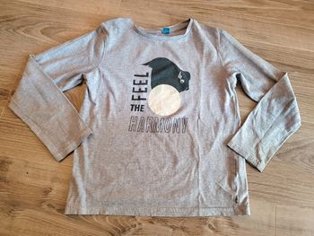 Tee-shirt bleu clair ML Okaidi 8 ans
