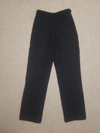 Pantalon noir laine épaisse, 36
