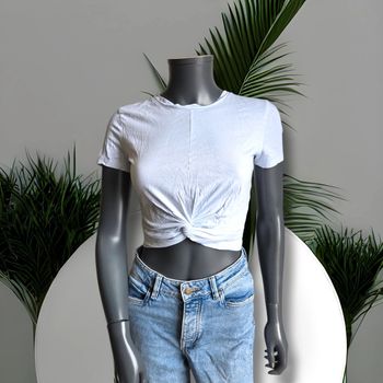 Top court - bleu - zara - tres bon etat