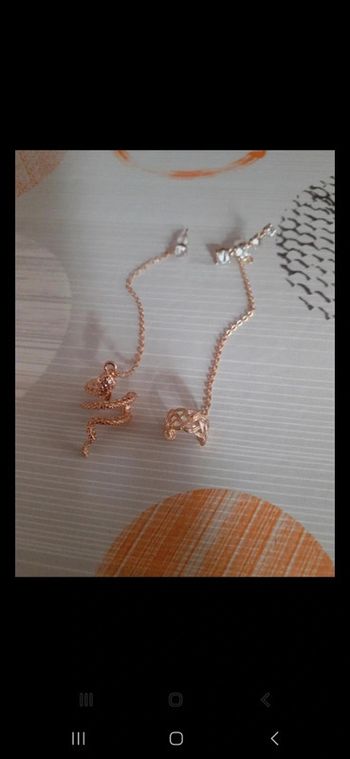 Boucles d'oreilles avec bagues cartilage