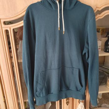Sweat-shirt bleu pétrole avec capuche Taille M Cedar Wood State