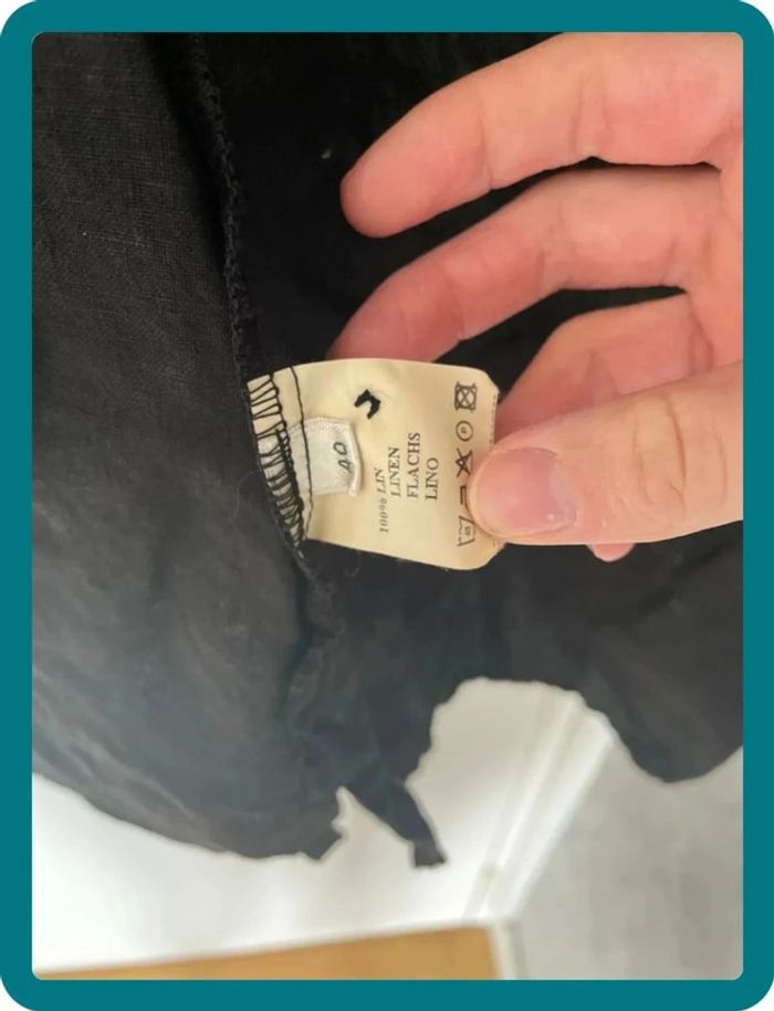 Chemise longue noir - photo numéro 3