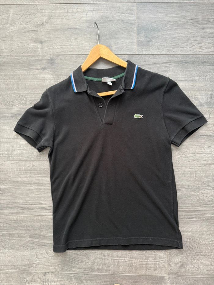 Polo noir Lacoste homme S ou 36 - photo numéro 7