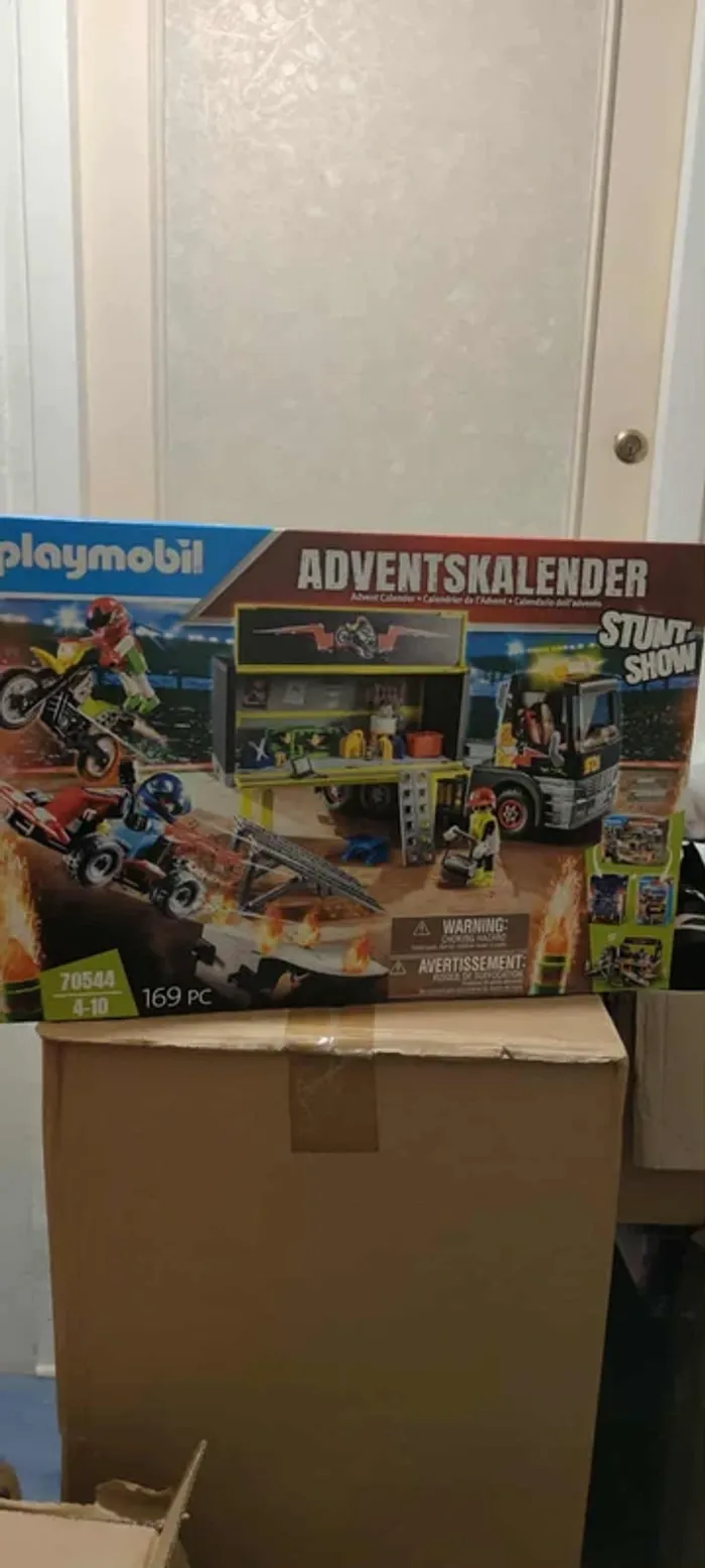 Calendrier de l'avent XXL cascadeur playmobil dès 4 ans