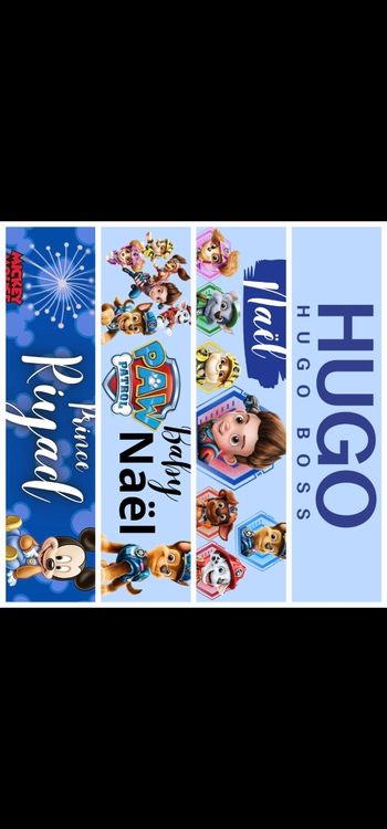 Attache tétine personnalisée