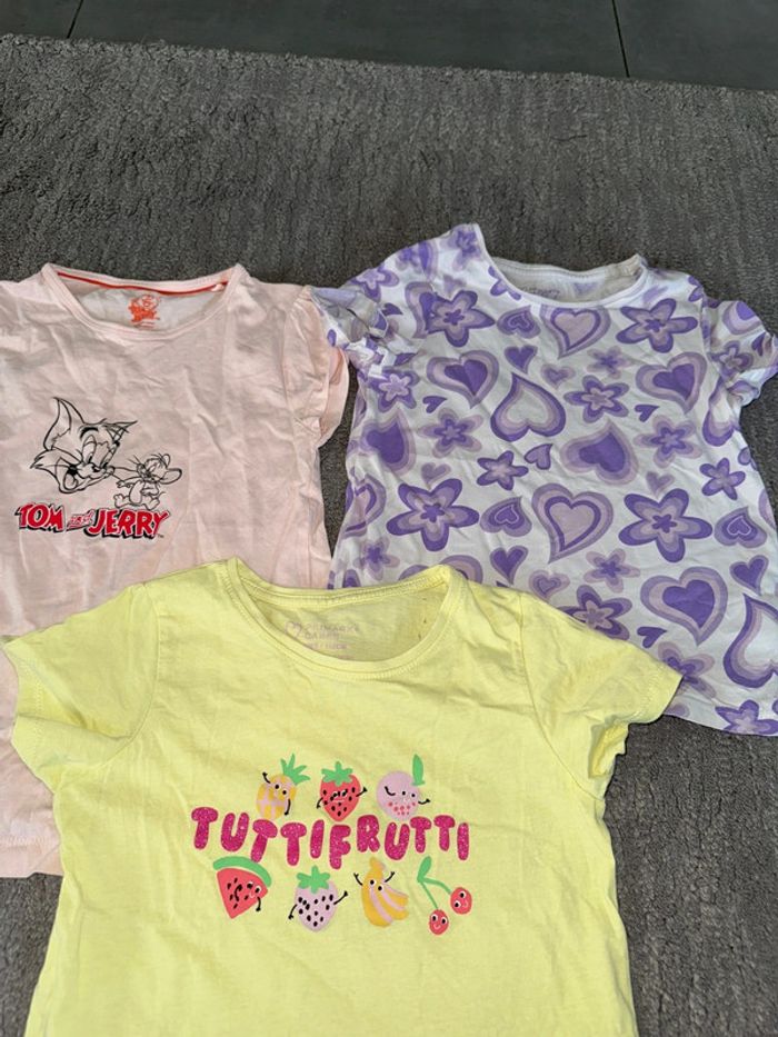 Lot de 3 tshirt filles 116 - photo numéro 3