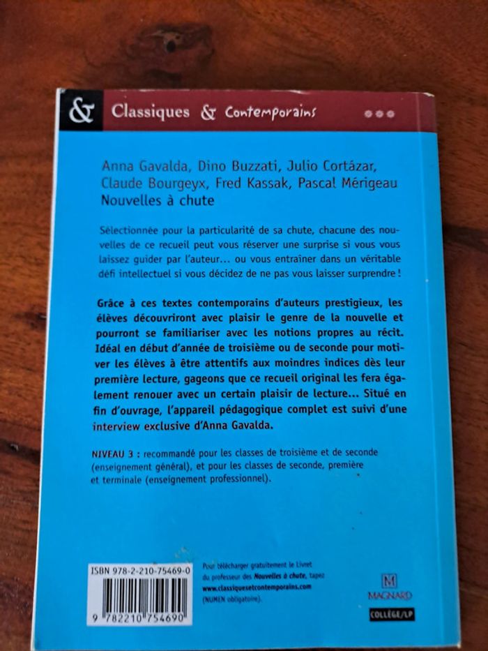 Livre de Nouvelles à Chute - photo numéro 2