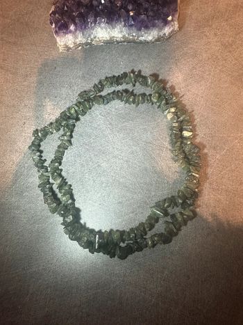 Collier en agate mousse - pierre naturelle