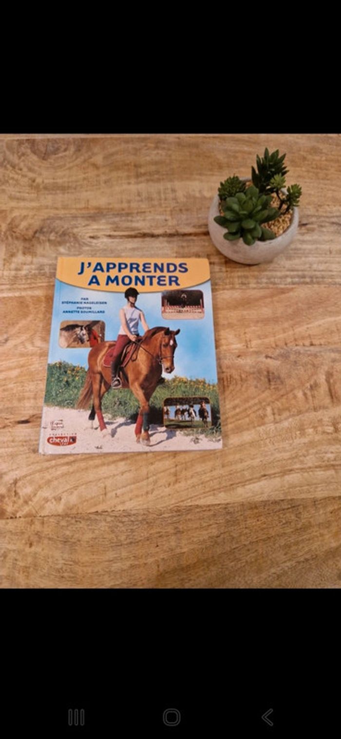 Livre équitation "J’apprends à monter"