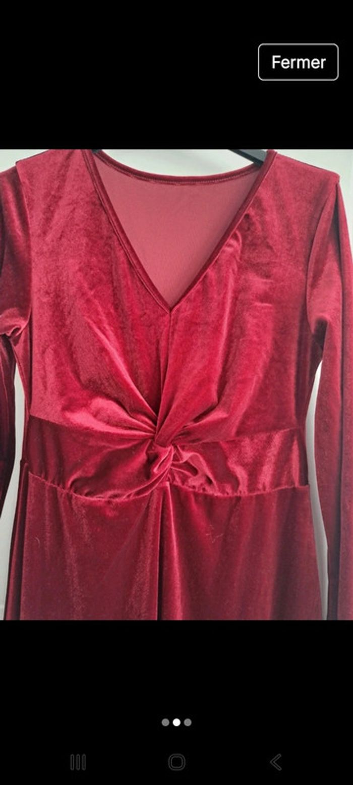 Robe longue velours Shein M - photo numéro 2