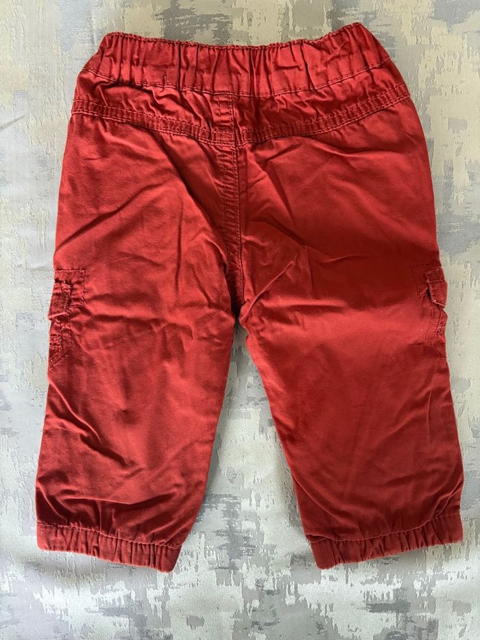Pantalon bébé KIABI – 6 mois – Couleur rouille - photo numéro 2