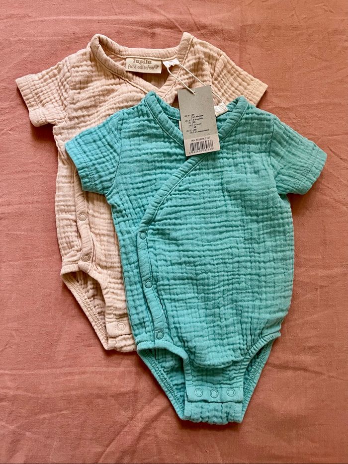 2 body gaze de coton Lupilu