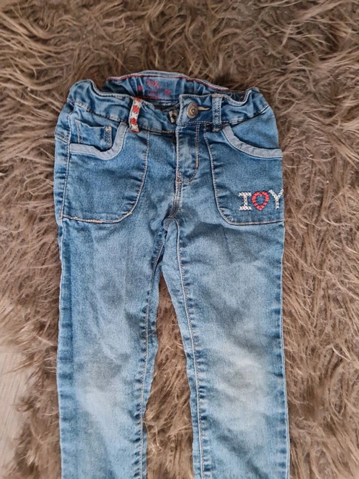 Jeans 3/4 ans réglable à la taille - photo numéro 2