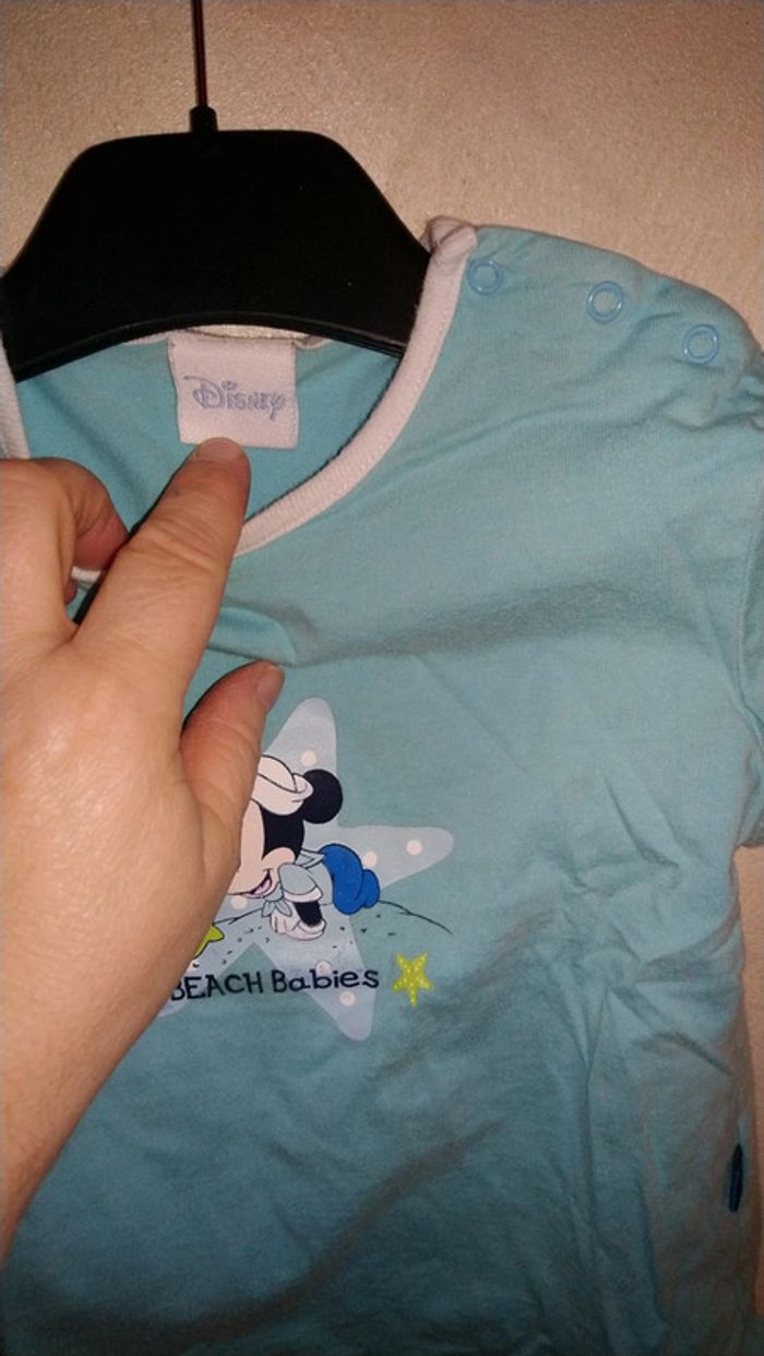 Joli tee shirt Mickey bébé garçon 18 mois Disney - photo numéro 3