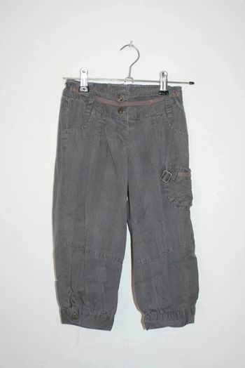 Pantalon à carreaux gris doublé Kidkanai