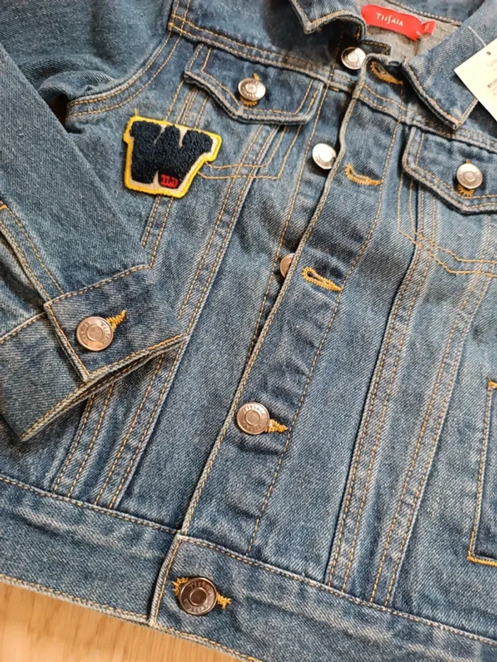 Veste en jean neuve 4 ans - photo numéro 2