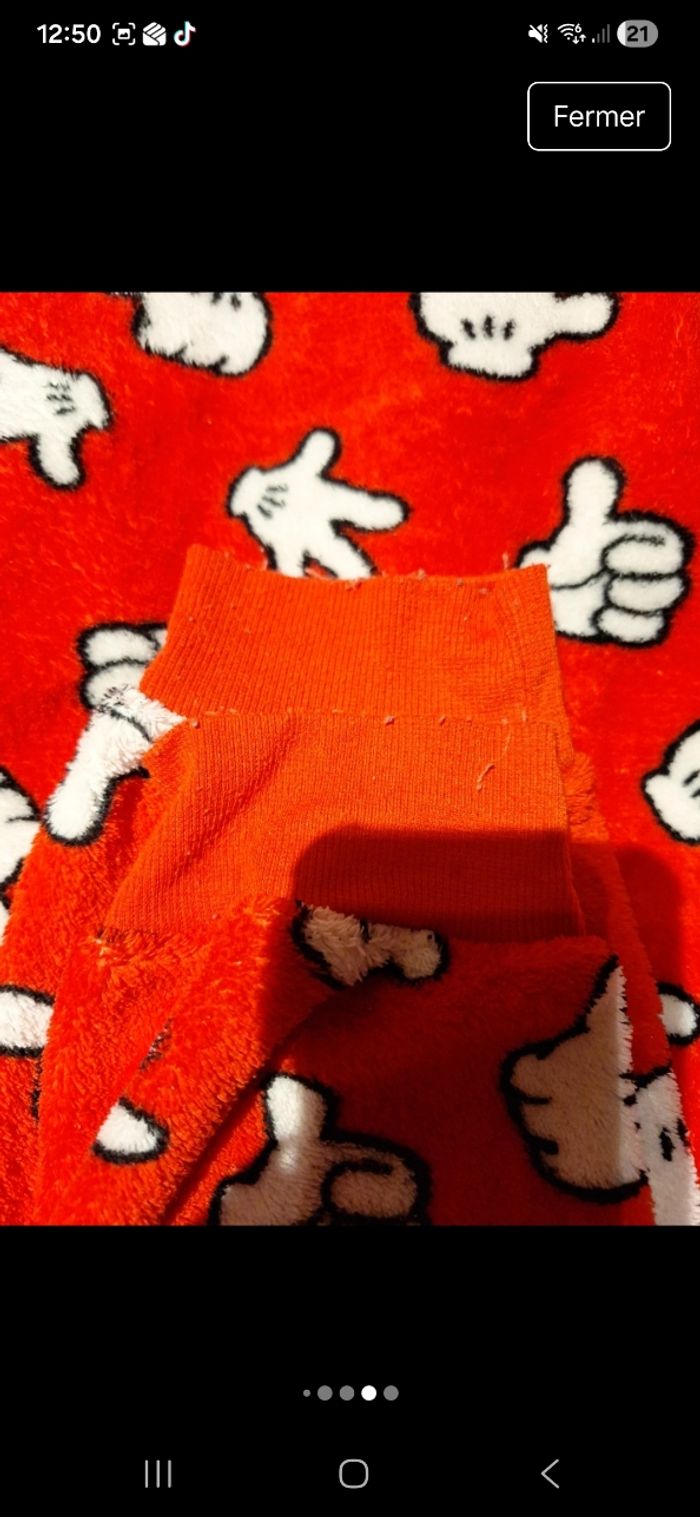 Pyjama mickey doux - photo numéro 4