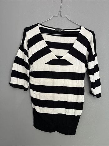 Haut Pull manches 3/4 à rayures Mexx TXS