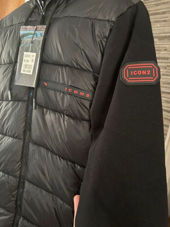 Manteau manches sweat noir icon2 - photo numéro 4