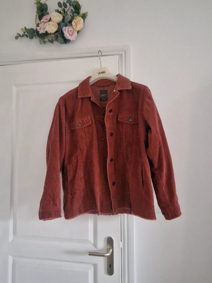 Veste/ Surchemise cotelé rose brûlée primark - photo numéro 2