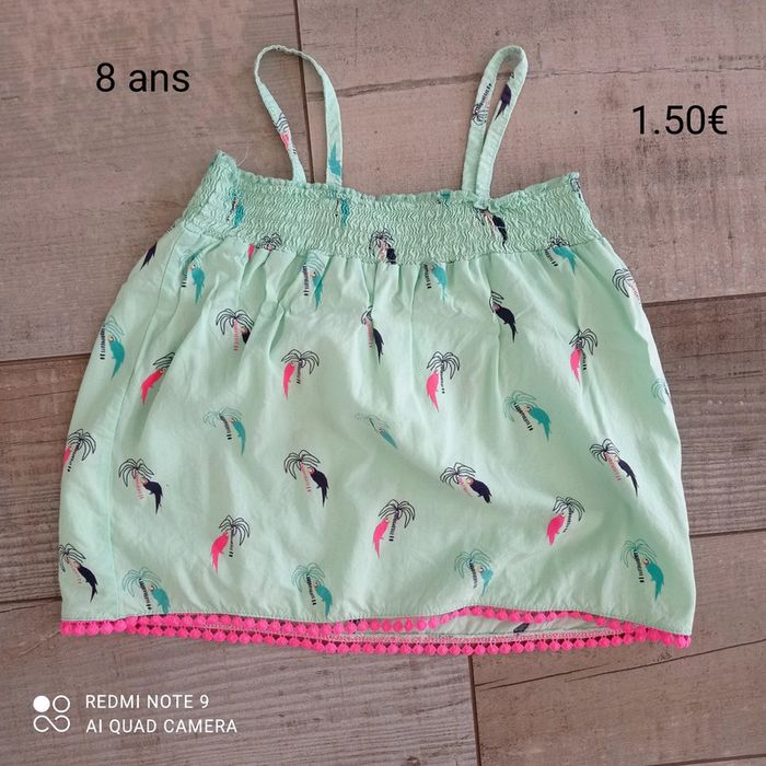 Débardeur 8 ans fille
