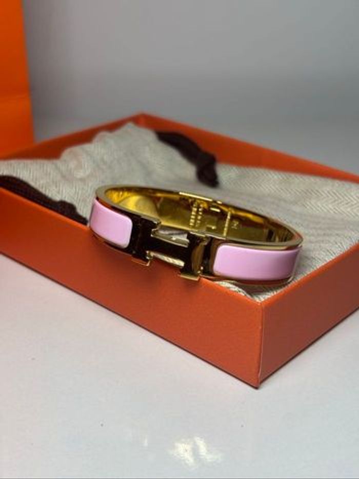Bracelet hermès rose - photo numéro 2