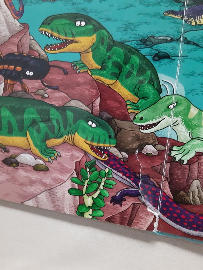 livre enfant - Cherche et trouve géant - Au temps des dinosaures - photo numéro 5