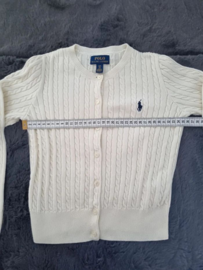 Cardigan Ralph Lauren blanc, 6 ans Enfant - photo numéro 10