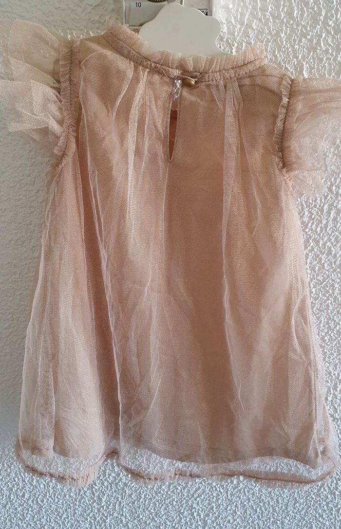 Ensemble robe et cape de fête 6/12 mois - photo numéro 5