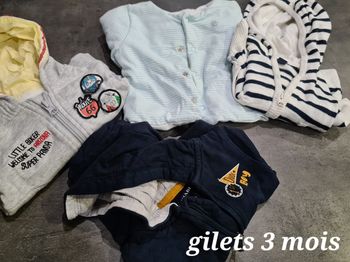 Gilets 3 mois