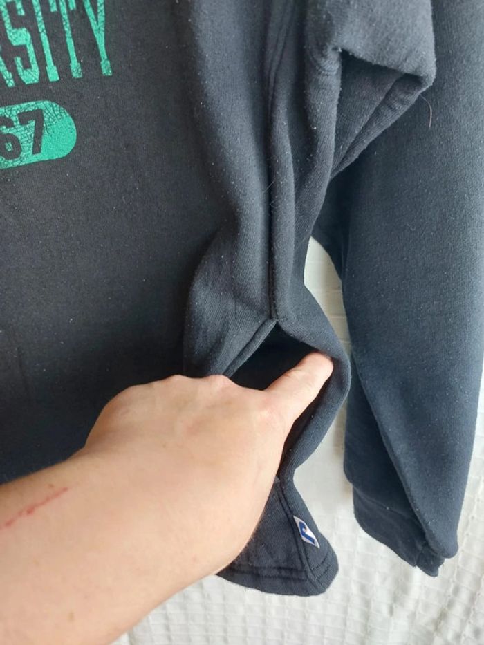 Sweat zippé avec poche Taille S Russell Athlétic - photo numéro 4