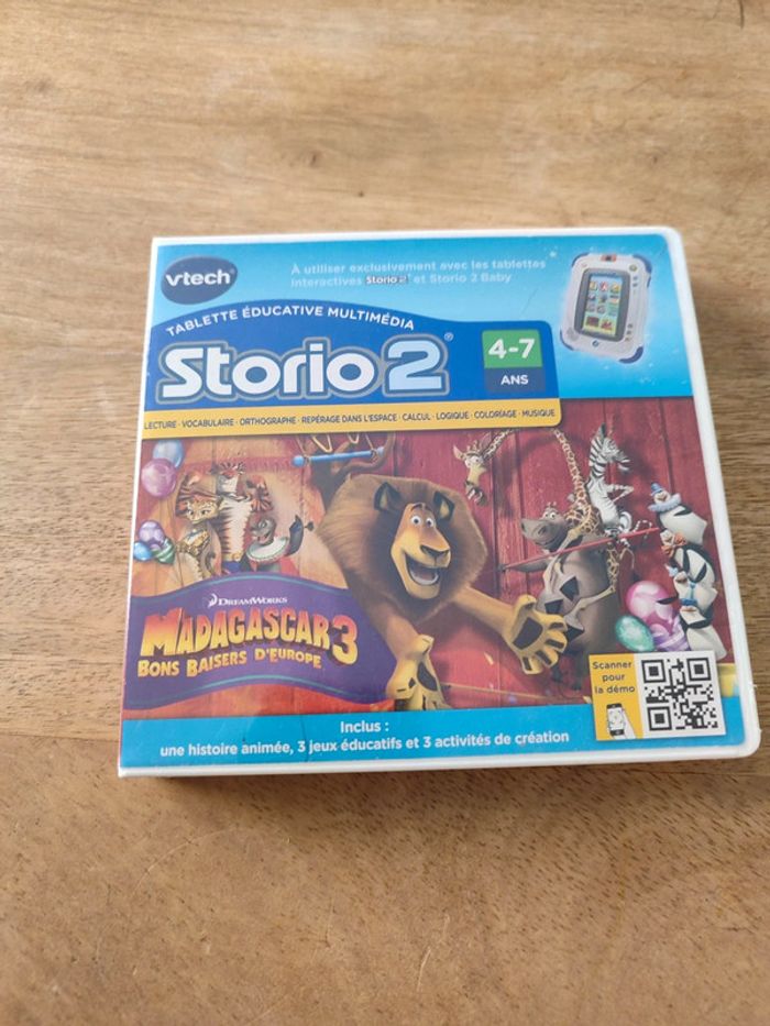 Jeu pour VTech Storio Madagascar 3