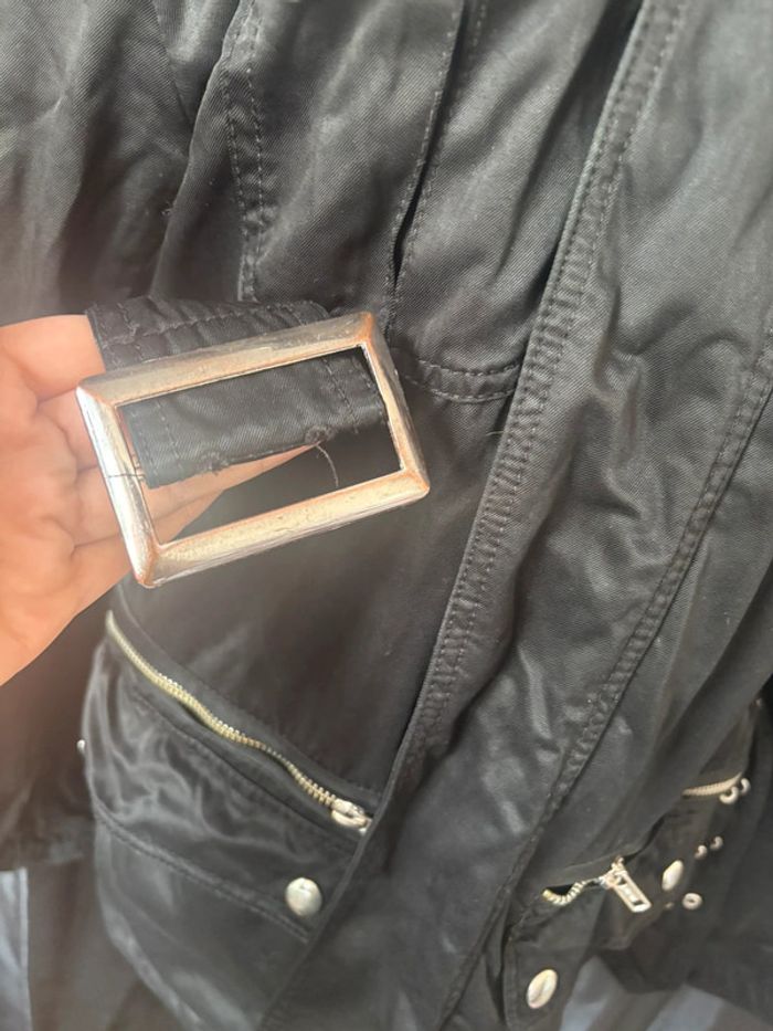 Veste noire H&M style motard - Taille 46 / 36R - photo numéro 2