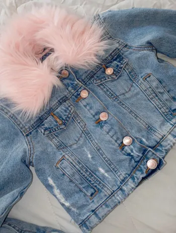 Veste jeans avec ou sans foururre