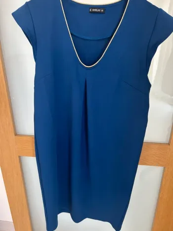 Robe sans manches bleue
