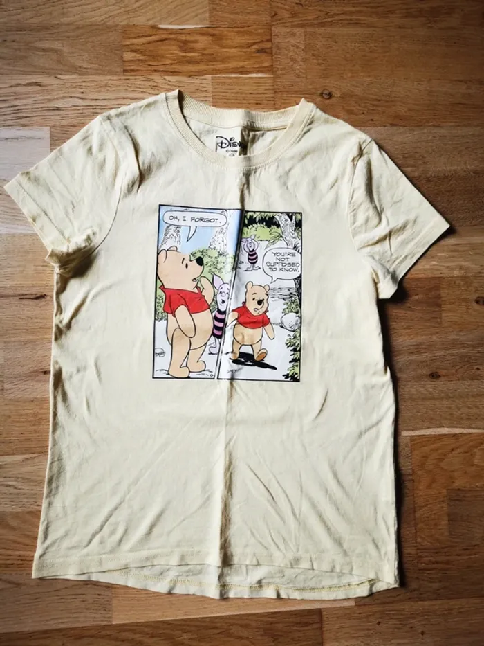 Tee-shirt jaune Winnie l'ourson