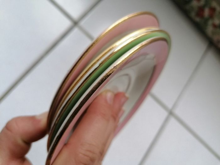 Lot de 4 soucoupes petites assiettes - photo numéro 3