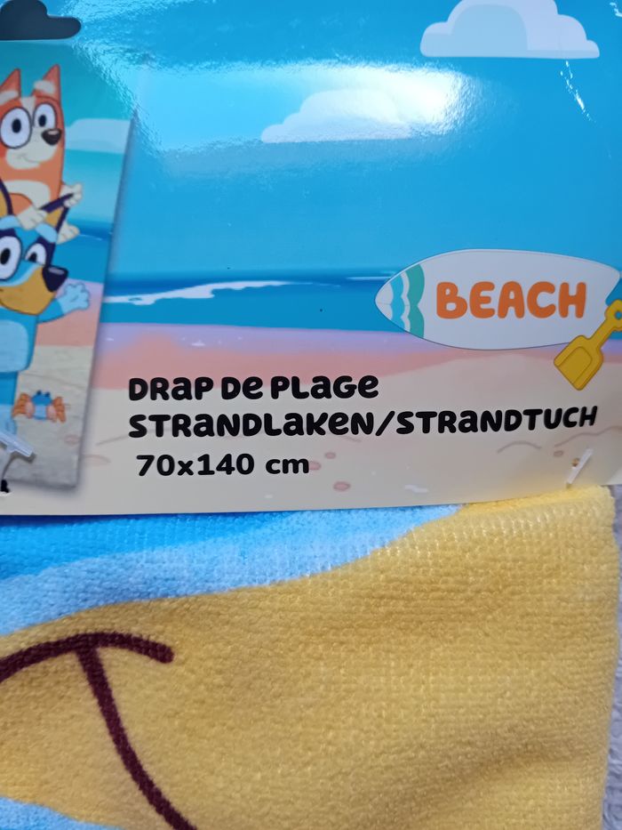 Serviette de bain/plage Bluey - photo numéro 3