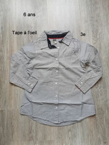 Chemise tape à l'œil