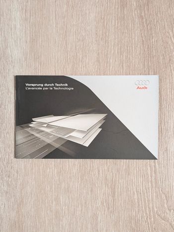 Brochure Audi - L'avancée par la technologie