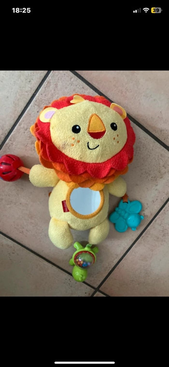 Peluche mon lion d’activité doudou lion bon état - photo numéro 2