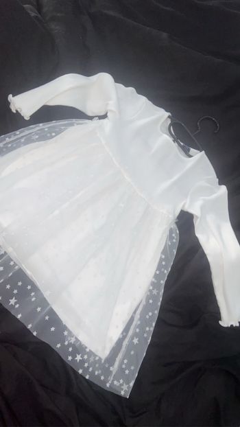 Robe blanche 36 mois