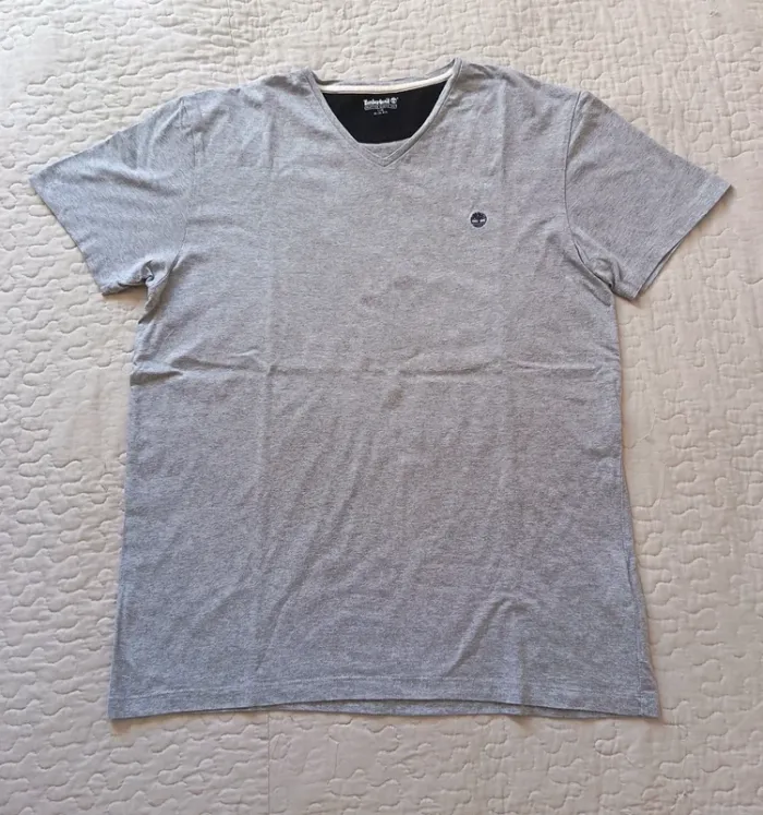 T-shirt gris Timberland homme taille L - photo numéro 3