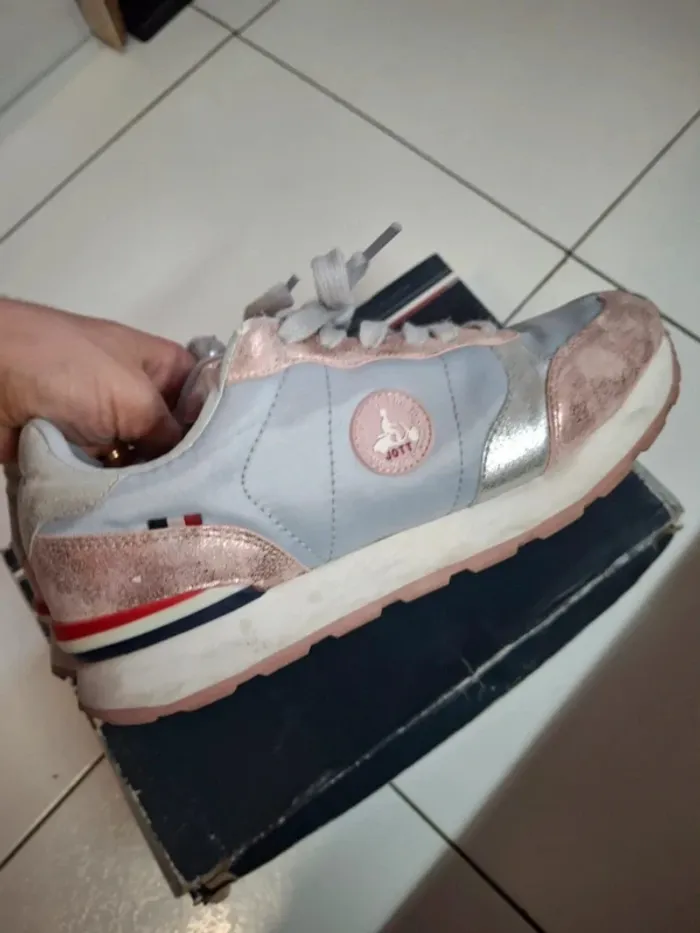 Baskets rose argenté jott taille 38 femme - photo numéro 14
