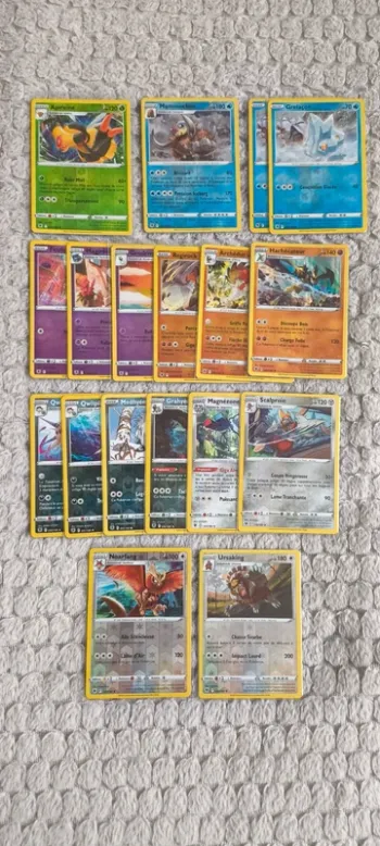 Lot de 18 cartes Pokémon Astres Radieux - Holos & Reverses